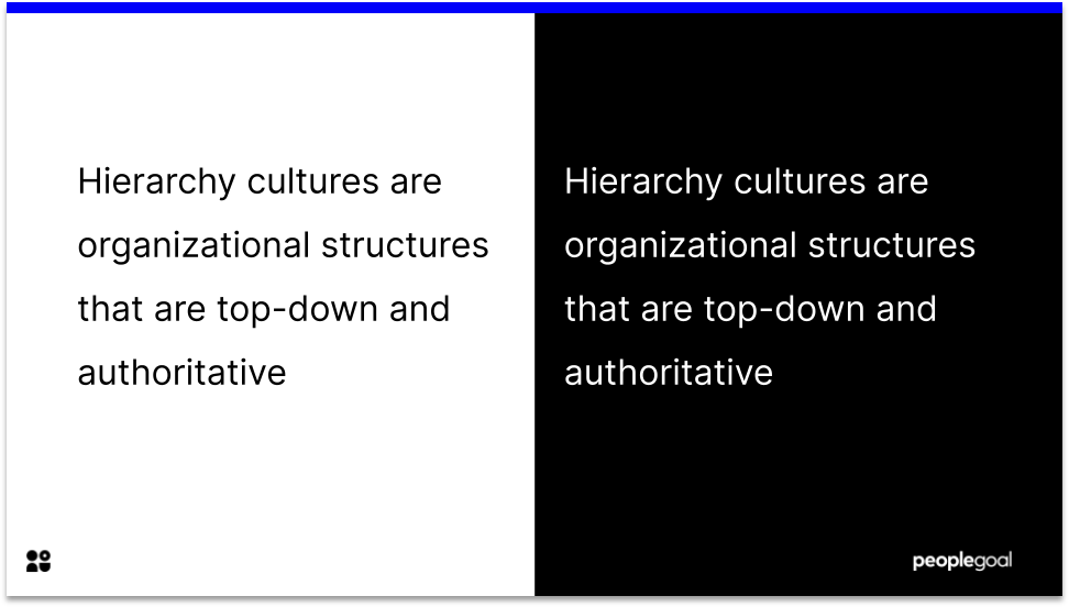 Definition of Hierarchy culture