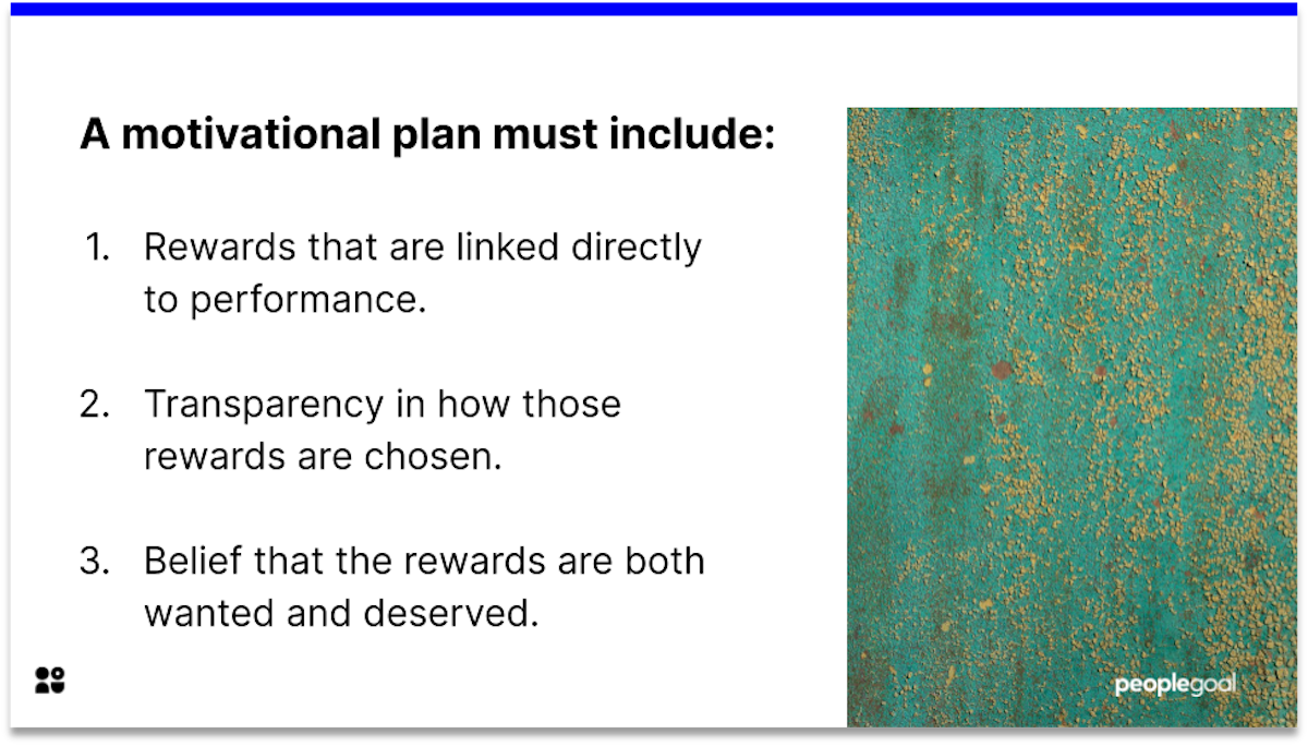 expectancy theory motivational plan