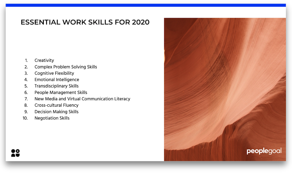 work skills for 2020