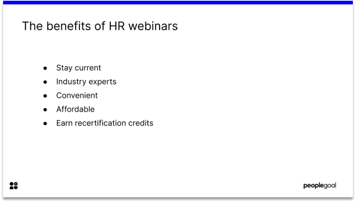 top 10 hr webinar themes benefits of HR webinars