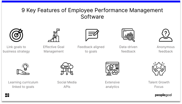 Employee Performance Management Software - 9 Key features of employee performance management software