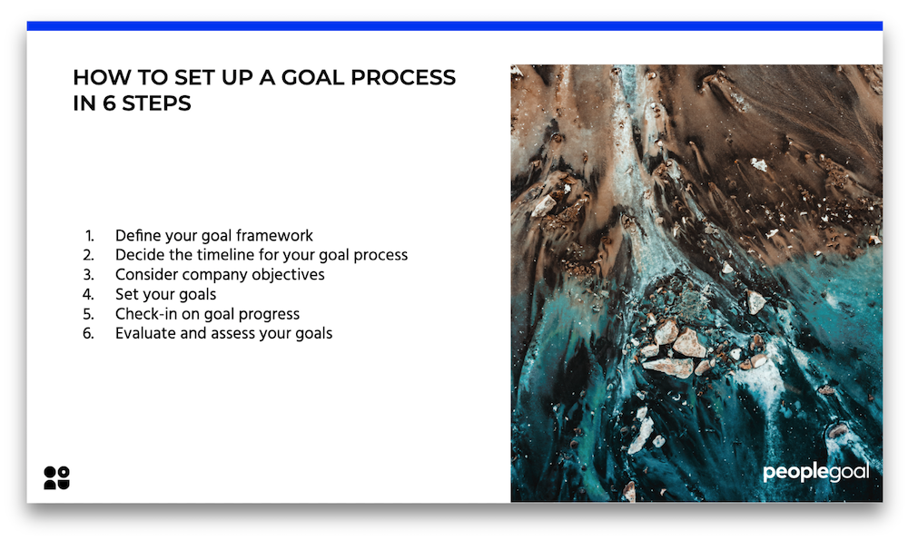 how to set up goal process in 6 steps