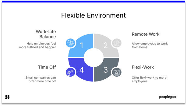 Employee Engagement - flexible environment