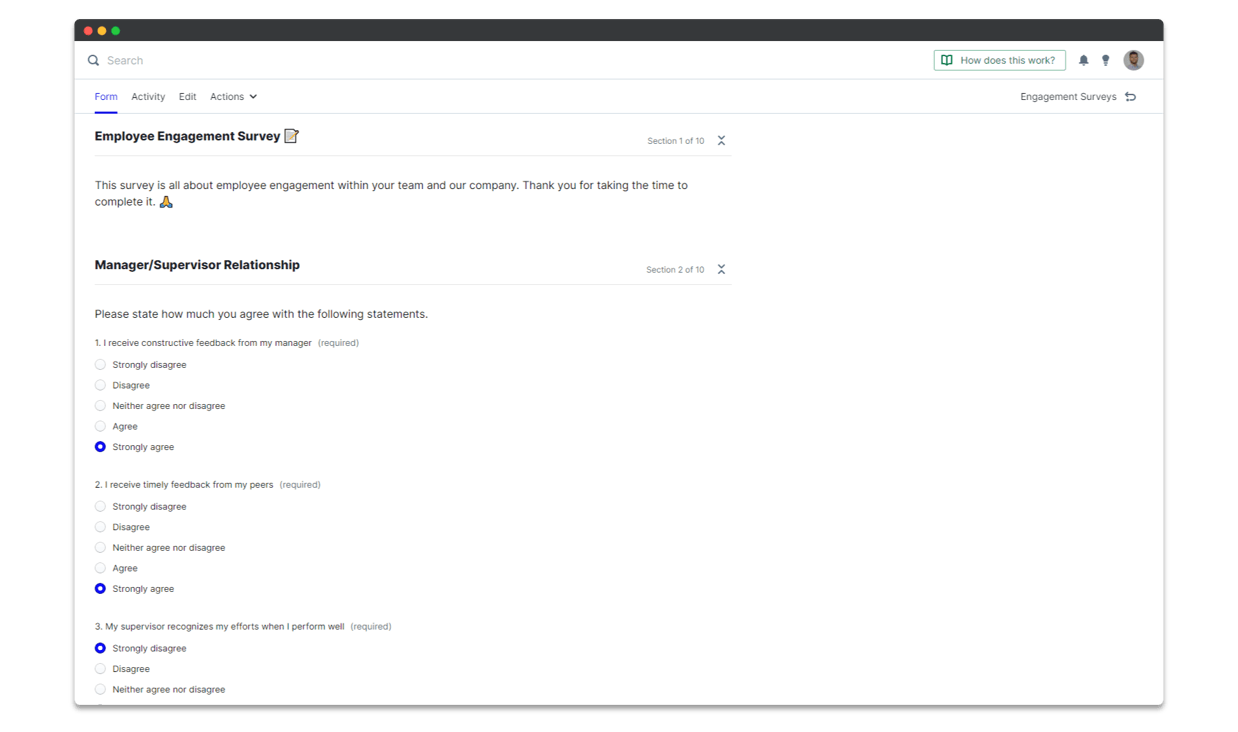 Employee Engagement Survey