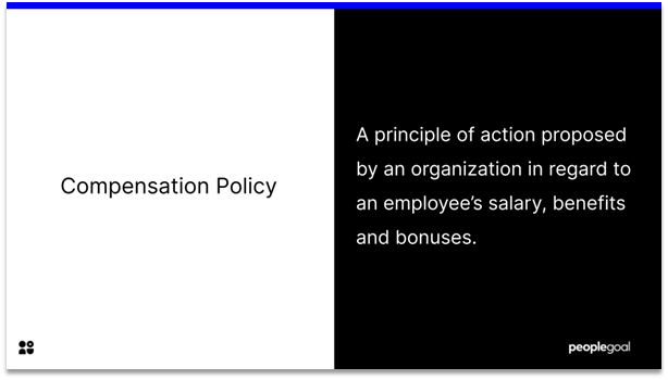 What is a Compensation Policy?
