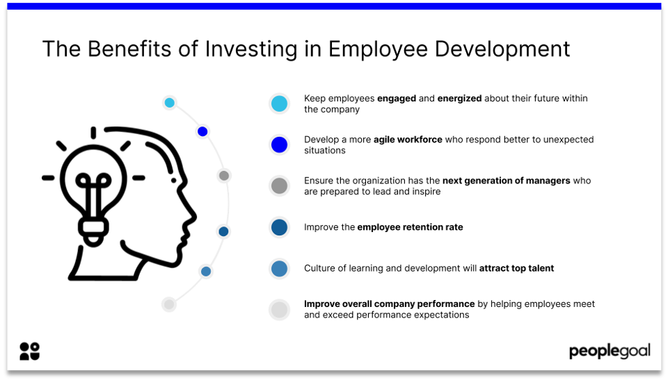 The benefits of investing in employee development