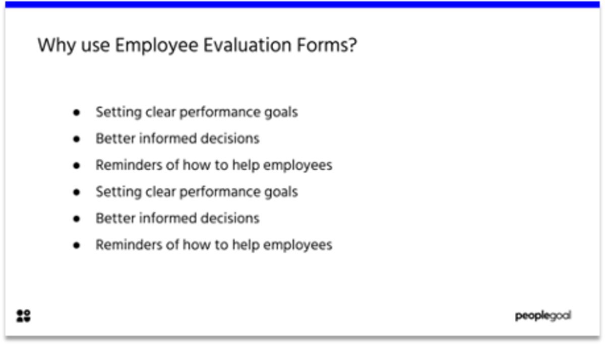 Employee Evaluation Form Templates Why use Evaluation Forms