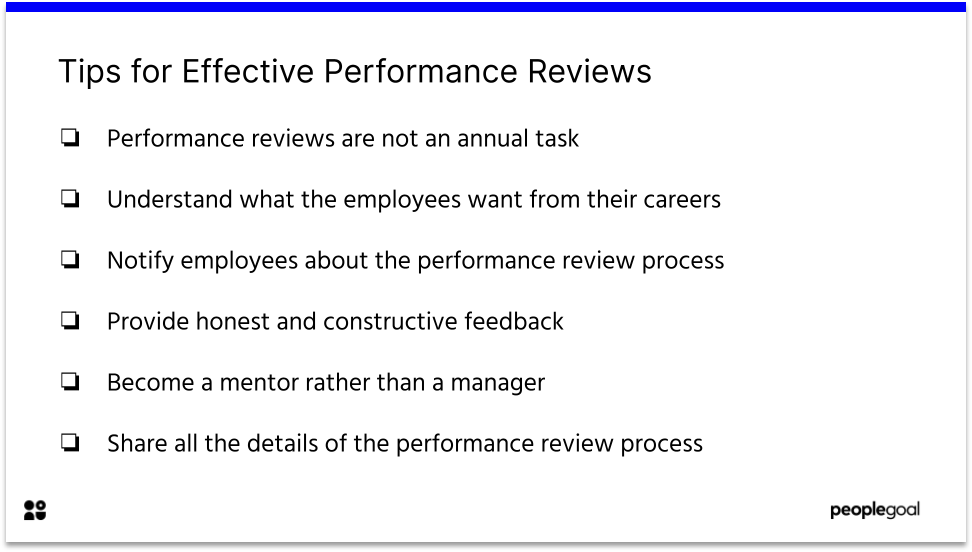Tips for Effective Employee Performance Reviews