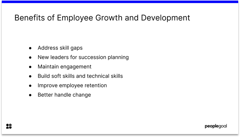 Benefits of Employee Development