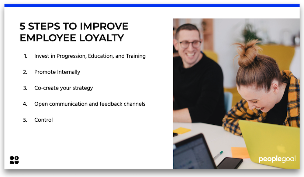 5 steps to improve employee loyalty