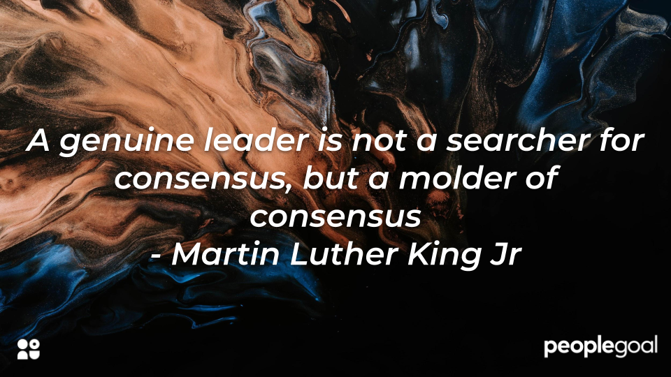 Qualities of a Leader - Martin Luther King Quote