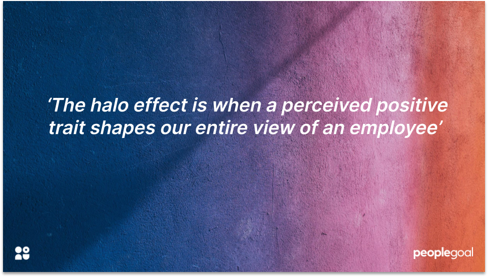 Halo Effect Performance Reviews