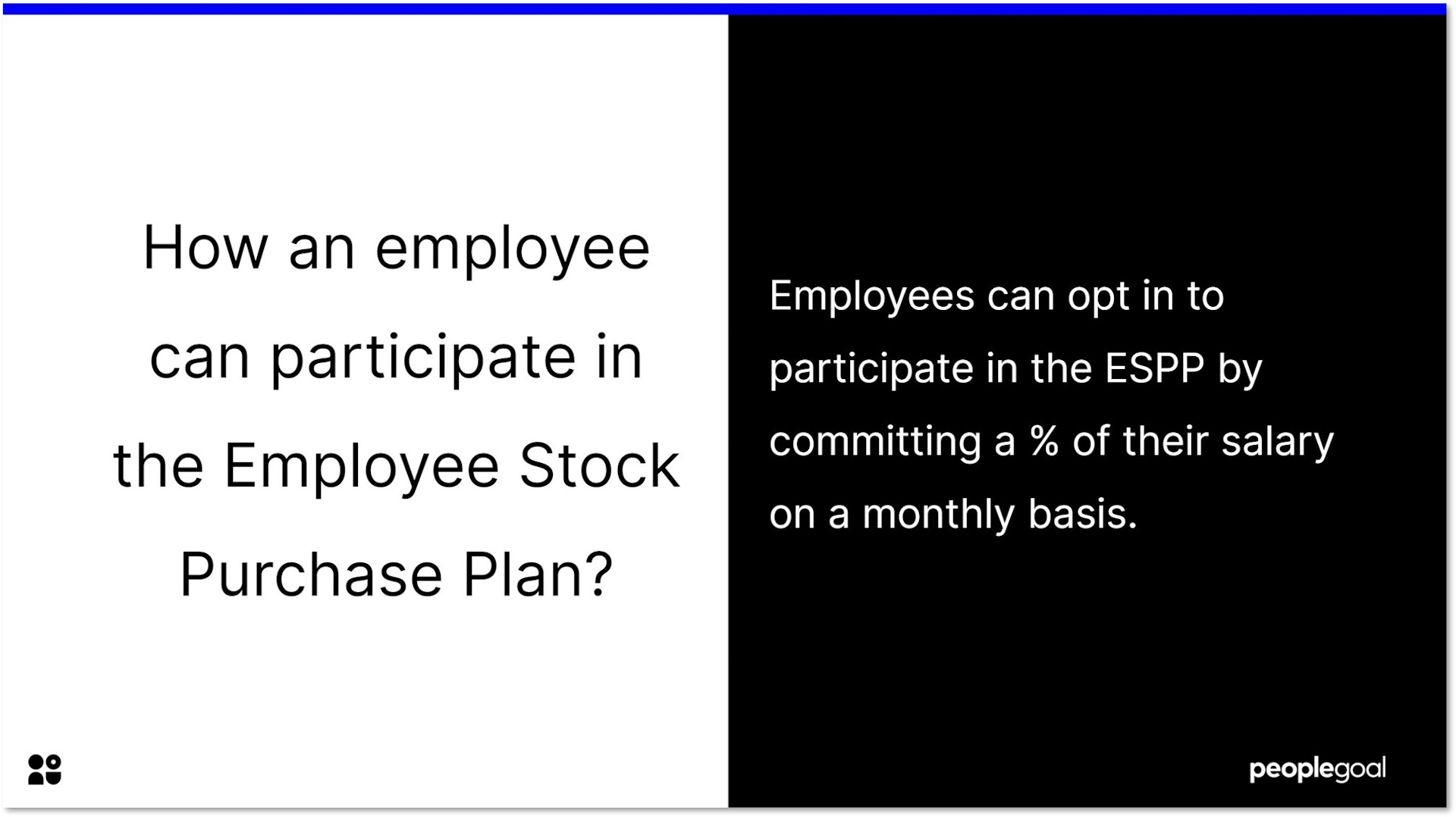 How an employee can participate in the employee stock purchase plan