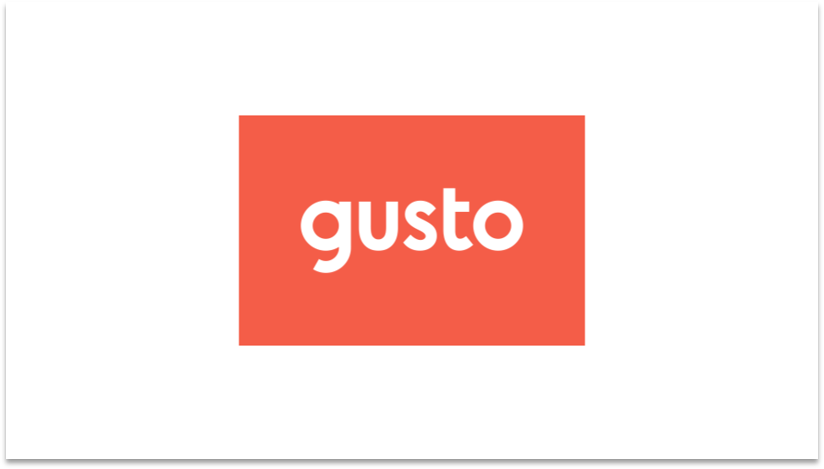 Gusto Logo payroll provider