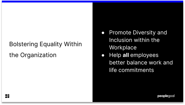 4 Day Work Week - Bolstering Equality within the Organization
