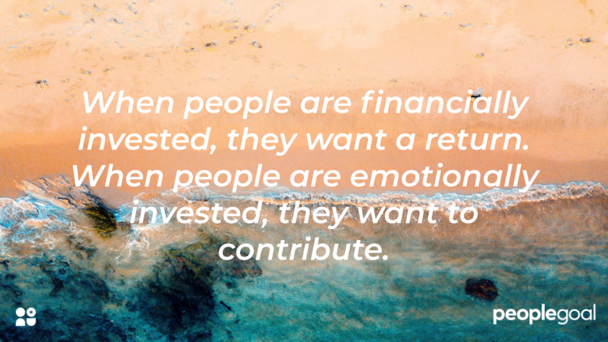 employee engagement quote on investment