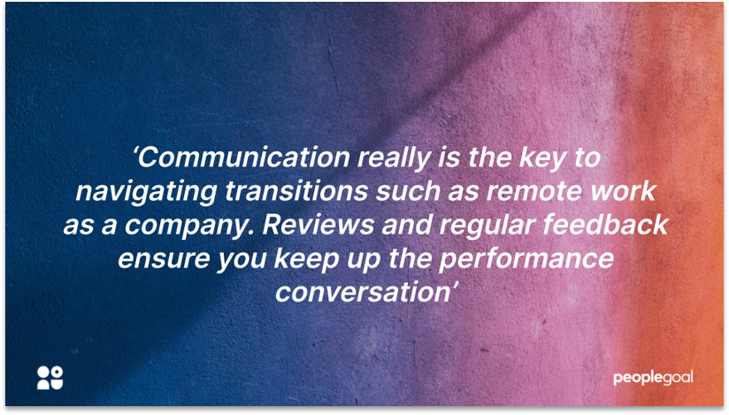 Performance reviews - Communication is key