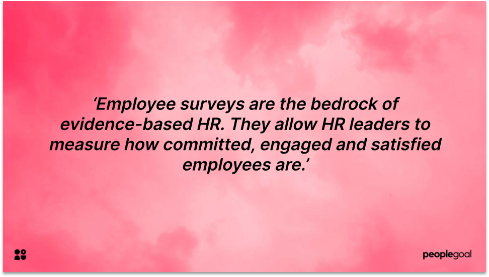 Employee survey quotation