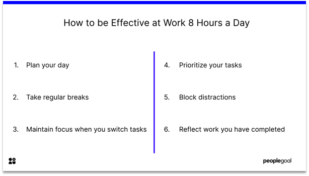 Effective at Work - how to be effective 8 hours a day