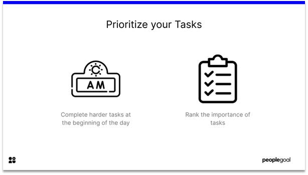 Effective at Work - prioritize tasks