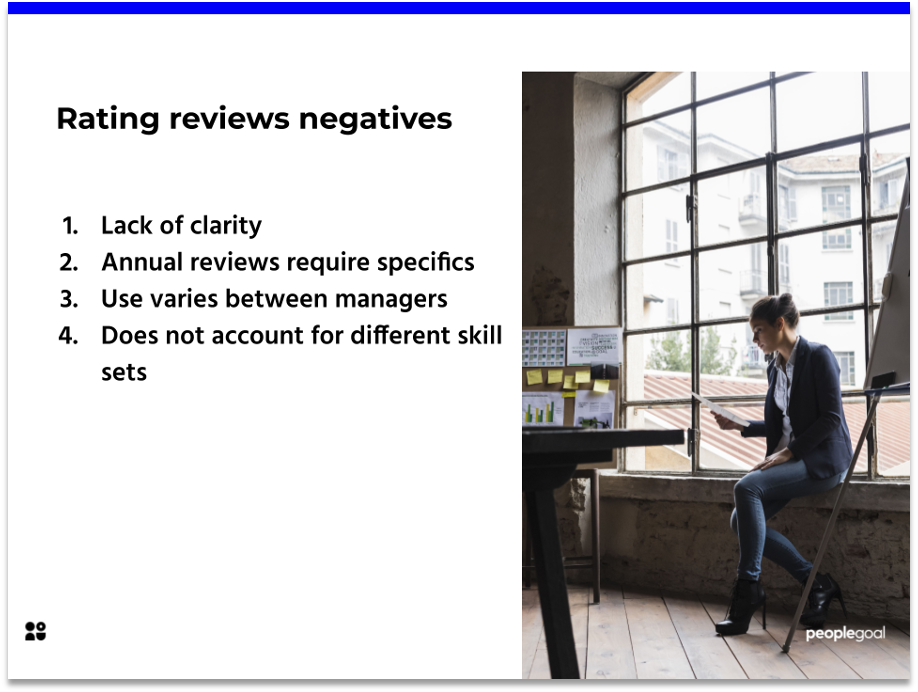 The downsides of performance review ratings