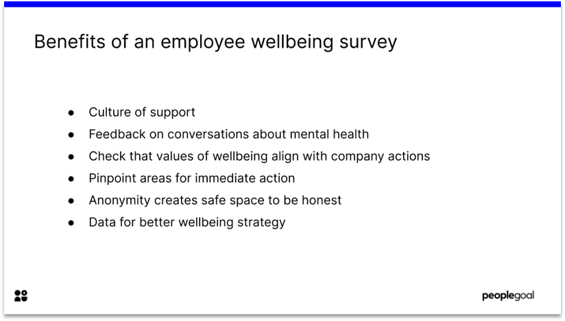 Employee Wellbeing Surveys benefits