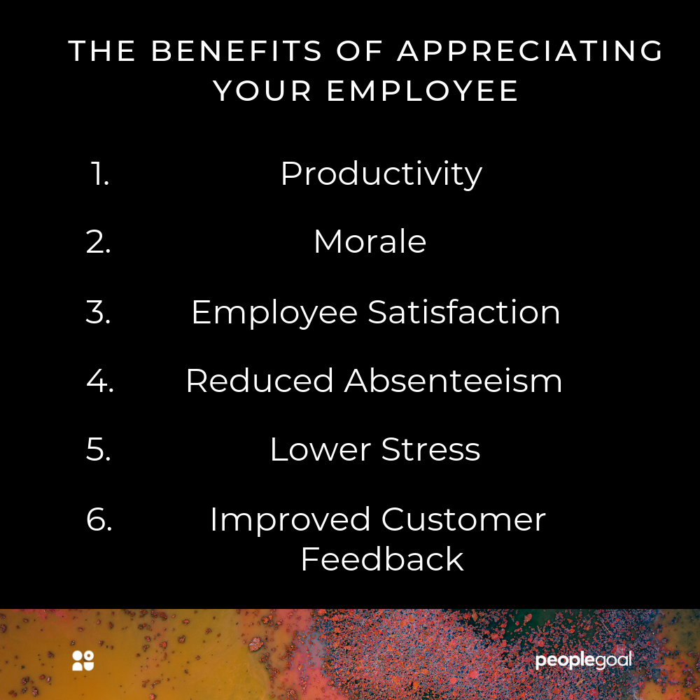The benefits of employee appreciation