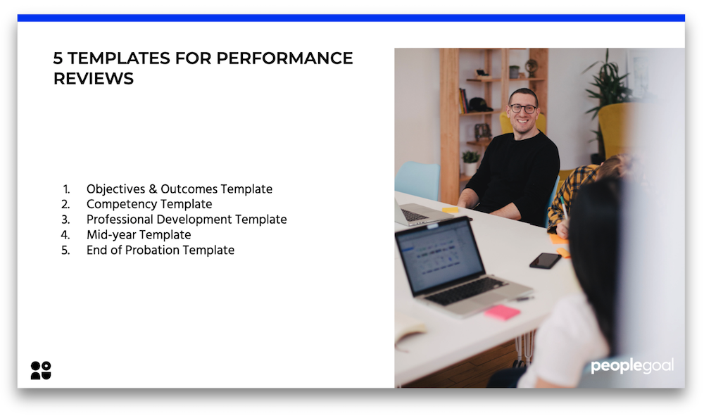 5 templates for performance reviews