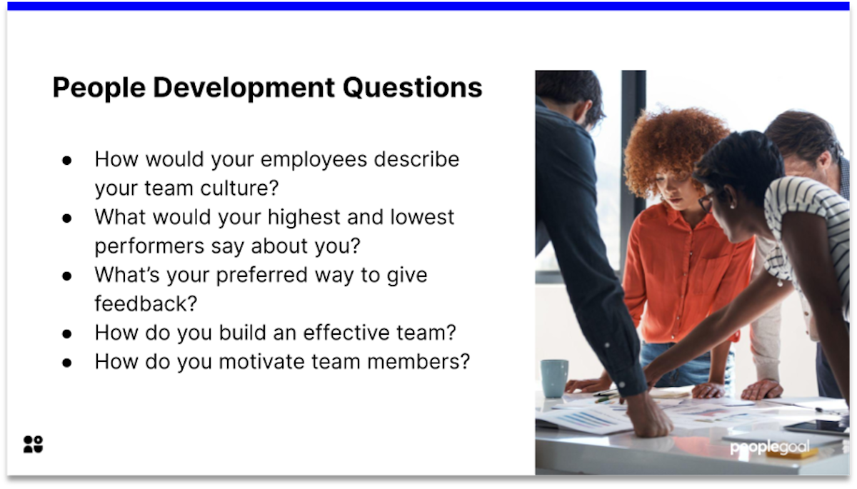 people development manager interview questions