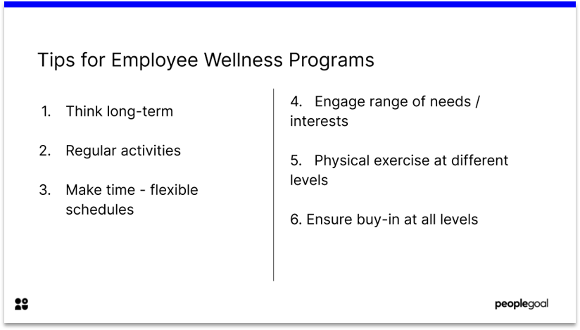 Tips for Employee Wellness Programs