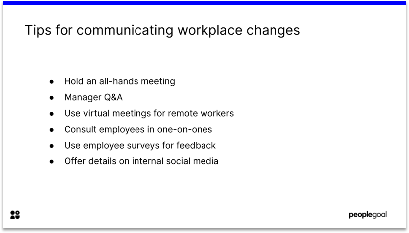Change management for Hybrid Workplaces