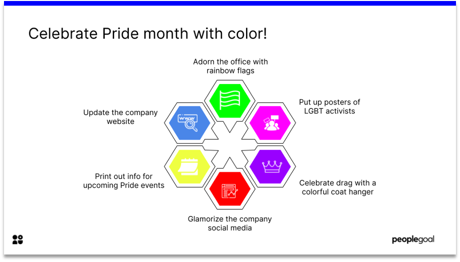 celebrate pride month with color