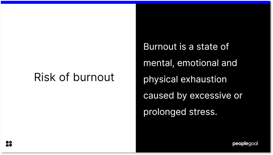 Risk of Burnout