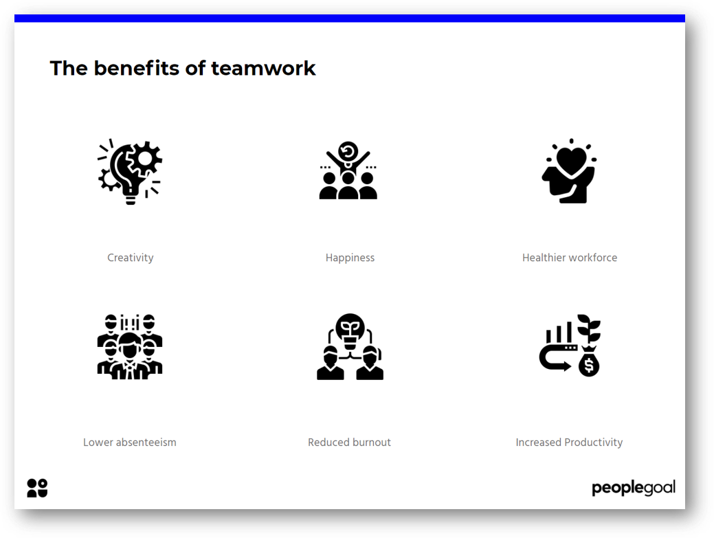 Benefits of teamwork