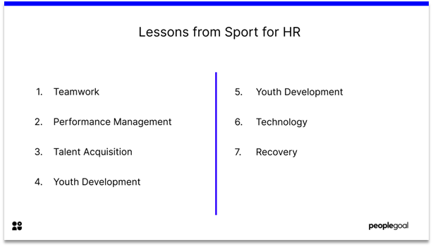 High Performing Teams - lessons from sport for HR