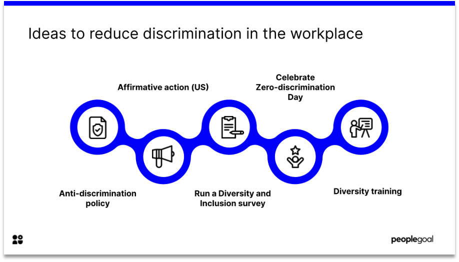 discrimination definition ideas to reduce discrimination in the workplace