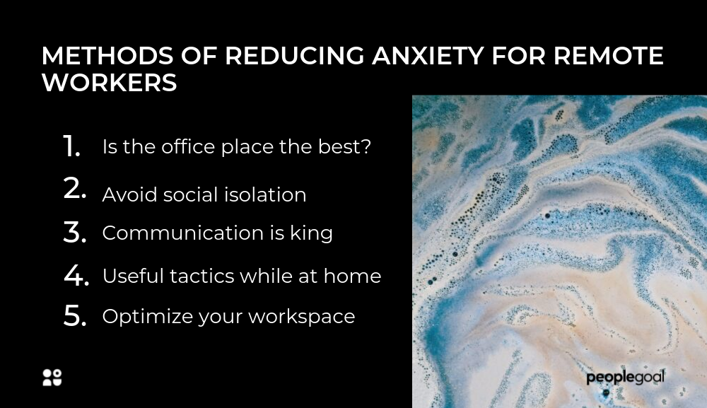 anxiety in the remote workplace