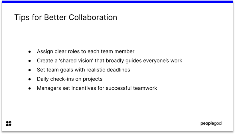 Collaboration tips for team engagement