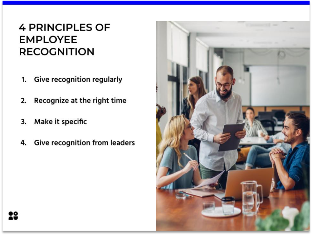4 Principles of Employee Recognition