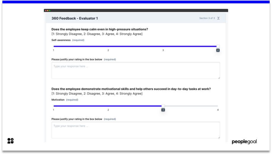 360 feedback evaluator questionnaire