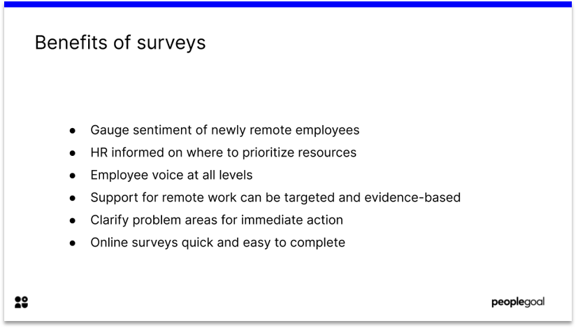 Benefits of Surveys for Remote workers