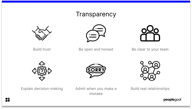 Employee Engagement - transparency
