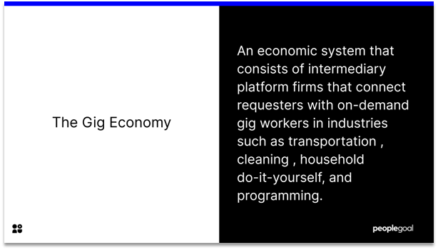 Gig Workers - the gig economy definition