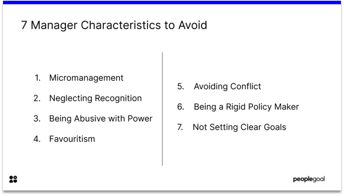 7 manager characteristics to avoid