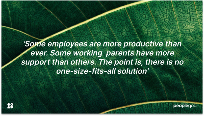 No One Size Fits All Working Parents