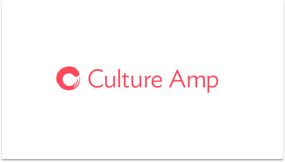 Culture Amp logo Employee Engagement software
