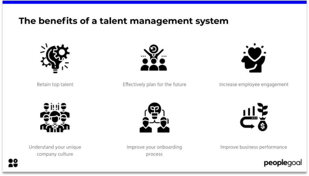 Benefits of a talent management system