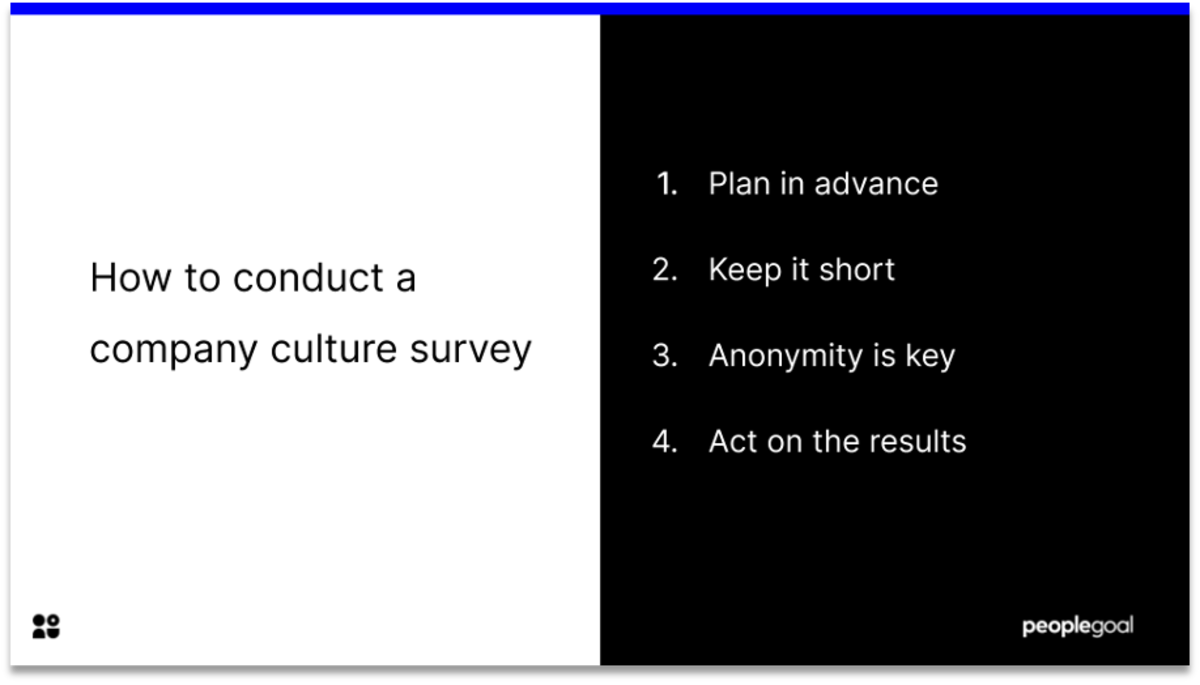 how to conduct a company culture survey