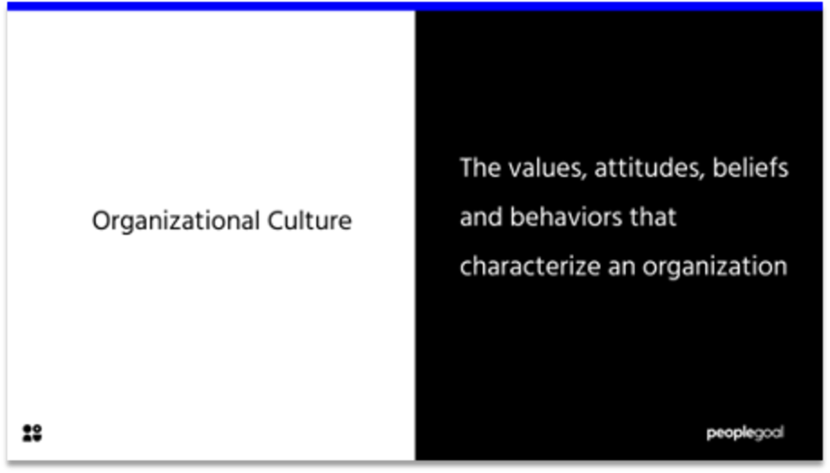 Organizational culture definition