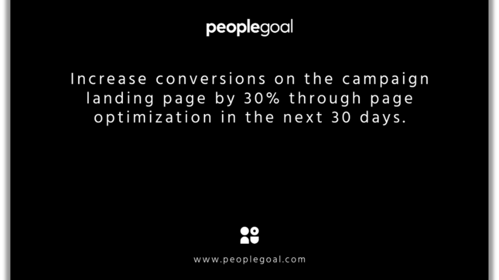 conversions on landing page